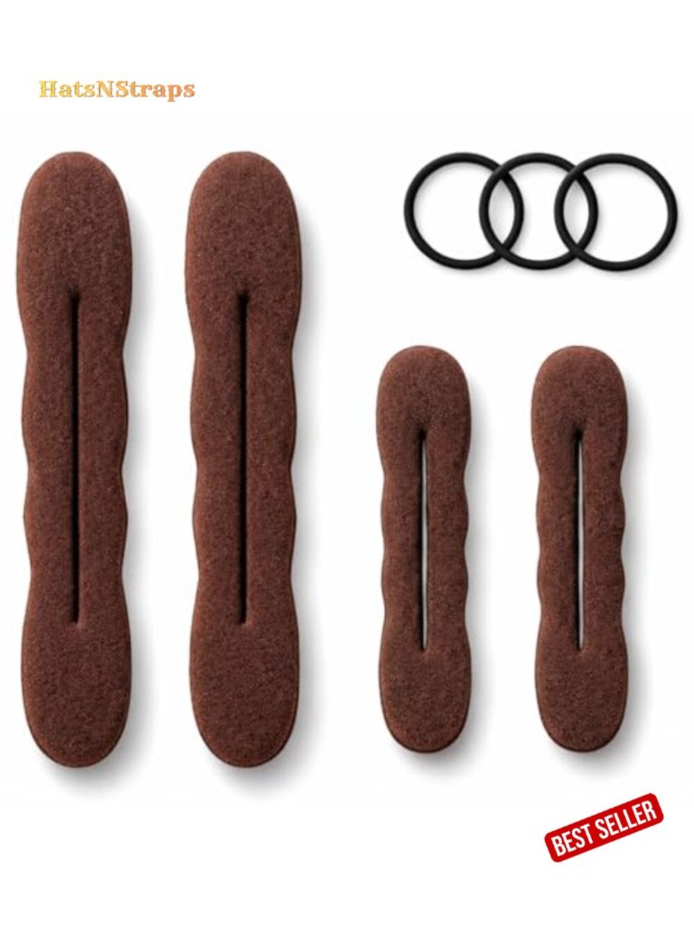 Styla Hair Magic Bun Maker Set Foam Sponge Bun Shaper Hair Accessories